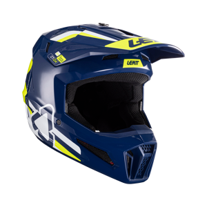 Casque Cross Enfant Leatt Moto 3.5 V24 Bleu -