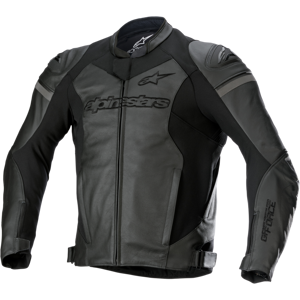 Blouson Moto en Cuir Alpinestars GP Force Noir -