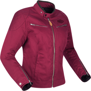 Blouson Moto Femme Segura Tina Bordeaux -