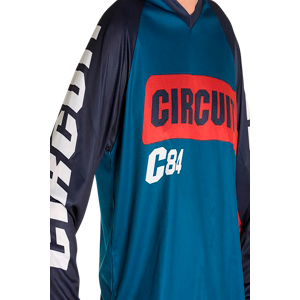 Maillot Cross Circuit Marea Bleu-Rouge -