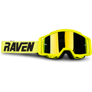 Masque Cross Raven Sniper Jaune Fluo Noir 