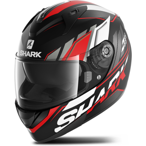 Casque Intégral Shark Ridill 1.2 Phaz Noir-Rouge-Blanc - - Publicité