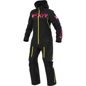 Combinaison Femme FXR Ranger Instinct Lite Noir-Raspbry Fade-HiVis -