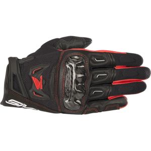 Gants Moto Alpinestars SMX-2 Air Carbon V2 Noir-Rouge - - Publicité