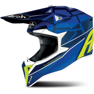 Casque Cross Airoh Wraap Mood Bleu 