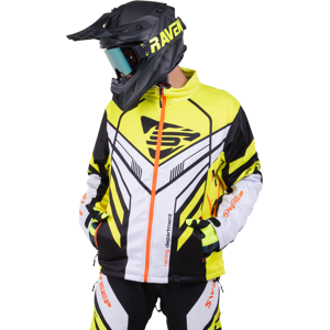 Blouson Sweep Racing Division 2.0Noir-Blanc-Jaune-Orange -