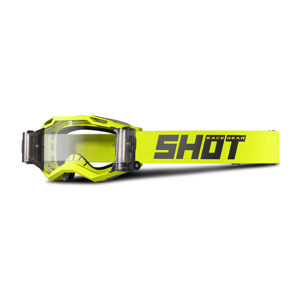 Shot Race Gear Masque Cross Shot Iris 2.0 Solid Néon-Jaune - - Publicité