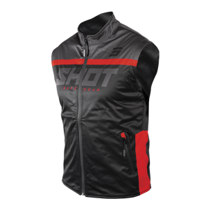 Shot Race Gear Gilet Enduro Shot Lite 3.0 Noir-Rouge -