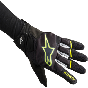 Alpinestars Atom Gants Noir-JauneFluo -