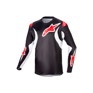 Maillot Cross Enfant Alpinestars Racer Lucent Noir-Blanc - - Publicité