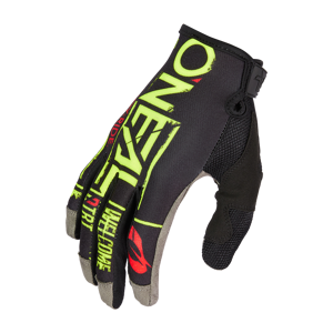 Gants Cross ONeal MAYHEM ATTACK V23 Noir Jaune Neon 