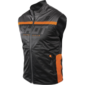 Shot Race Gear Gilet Enduro Shot Lite 3.0 Noir-Orange -