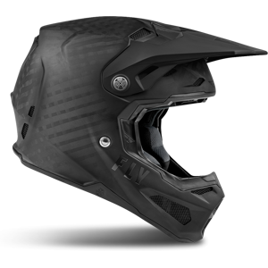 Casque Cross FLY Racing Formula Carbon Solid Noir-Fibre de Carbone -