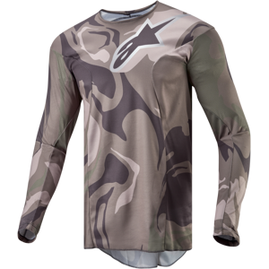 Maillot Cross Alpinestars Racer Tactical Vert Militaire-Camouflage-Marron - - Publicité