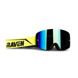 Masque Cross Raven Edge Jaune Fluo Noir 