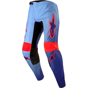 PantalonCross Alpinestars Fluid Lucent Bleu Ram-Hot Orange -