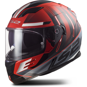 Casque Intégral LS2 FF320 STREAM EVO SHADOW Rouge-Blanc - - Publicité