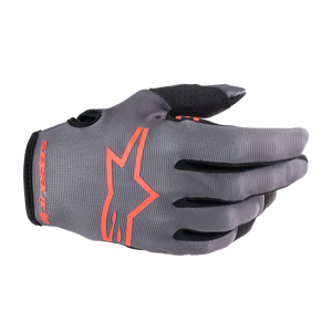 Gants Cross Enfant Alpinestars Radar Magnet Neon Rouge - - Publicité