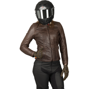 Blouson Moto Femme Furygan Bella Marron -