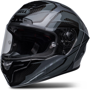 Casque Intégral BELL Racestar DLX Labyrinth Noir-Gris - - Publicité