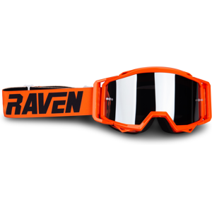 Masque Cross Raven Sniper Orange Noir 