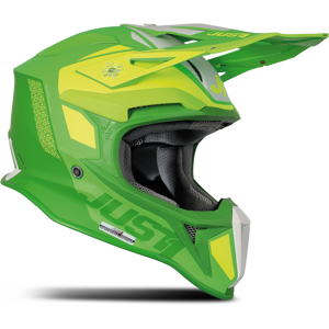 Casque Cross Just1 J18 Lime Fluo-Vert -