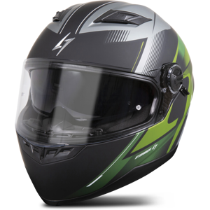 Stormer Casque Intégral Stormer Pusher Rush Vert-Métal -