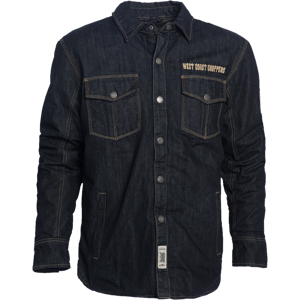 Chemise West Coast Choppers OG Denim Bleue -