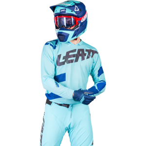 Maillot Cross Leatt GPX 5.5 Ultraweld Bleu Clair - - Publicité