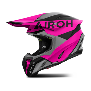 Casque Cross Airoh Twist 3King Rose Mat 