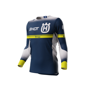 Shot Race Gear Maillot Cross Shot Aerolite Husqvarna Limited Edition 2024 Bleu -