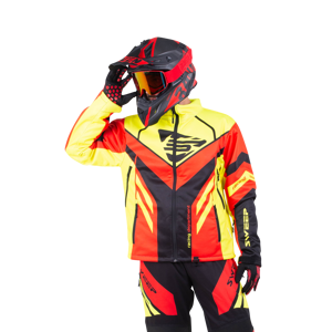 Blouson Sweep Racing Division 2.0Noir-Rouge-Jaune -