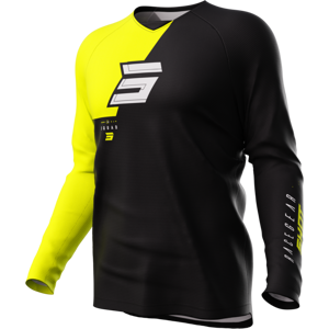 Shot Race Gear Maillot Cross Shot Draw Squad Jaune Neon 