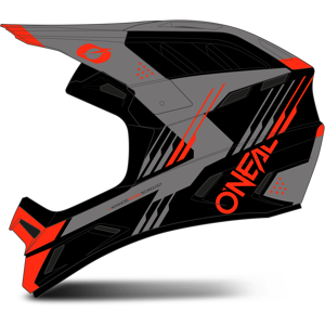 O'Neal Casque VTT Downhill OaNeal Backflip Strike Noir-Gris-Rouge -