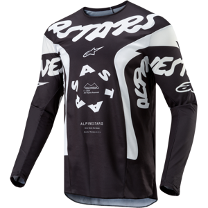 Maillot Cross Alpinestars Racer Hana Noir-Blanc - - Publicité