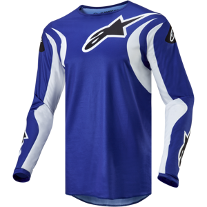 Maillot Cross Alpinestars Fluid Lucent Bleu Ray-Blanc -