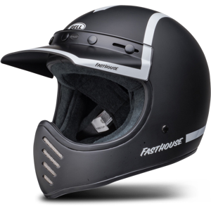 Casque Intégral BELL Moto-3Fh Old Road Noir-Blanc - - Publicité