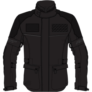 Blouson Moto RST X-Raid Noir -