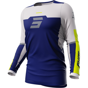 Shot Race Gear Maillot Cross Shot Contact Iron Bleu -