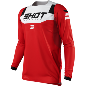 Shot Race Gear Maillot Cross Shot Chase Rouge - - Publicité