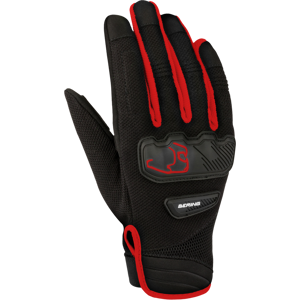 Gants Moto Bering York Noir-Rouge -