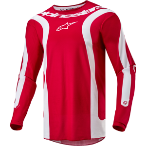 Maillot Cross Alpinestars Fluid Lurv Mars Rouge-Blanc -