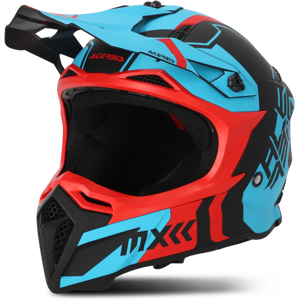 Casque Cross Acerbis Profile 5 Rouge Bleu 