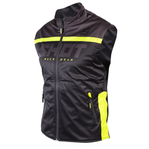 Shot Race Gear Gilet Enduro Shot Lite 3.0 Noir-Jaune Neon -