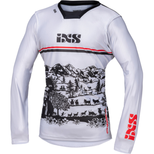 Maillot Cross iXS Trigger 30 Noir Mat Rouge 