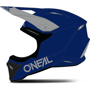 ONeal Casque Cross OaNeal 1SRS Solid Bleu 