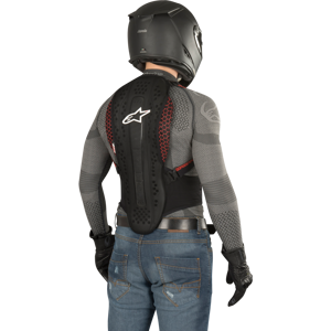 Dorsale Alpinestars Nucleon KR-2 - Noir Fumé et Rouge - - Publicité