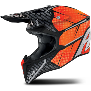 Casque Cross Airoh Wraap Idol Orange 