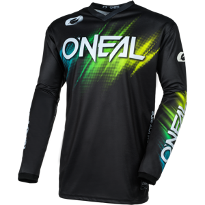 Maillot Cross ONeal Element Voltage Noir Vert 