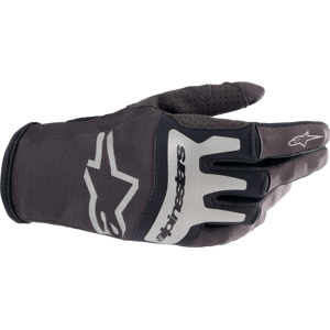 Gants Cross Alpinestars Techstar Rouge Noir-Argent - - Publicité